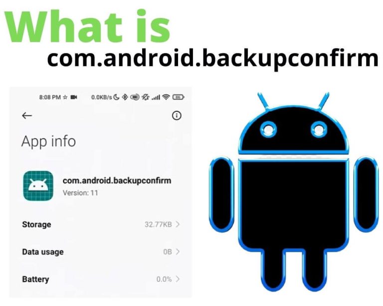 What is com android backupconfirm