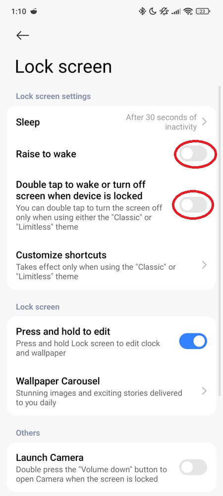 Lock Screen Settings (2)