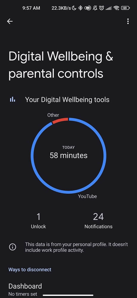 Disable Digital Wellbeing