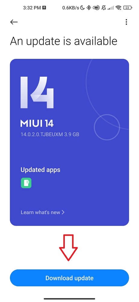 Update Miui Operation System
