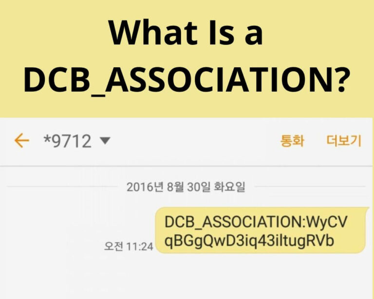 What Is DCB_association Text Message