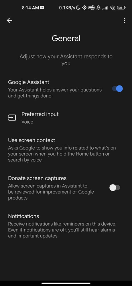 General - Google Assistant