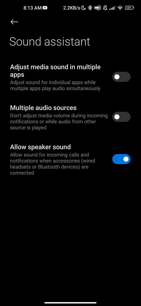Xiaomi sound asisstant to fix xiaomi volume not working