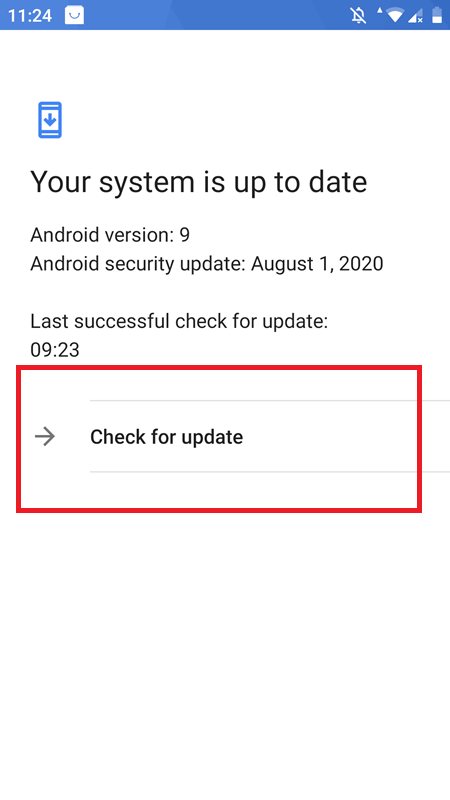 Check for android 14 updates